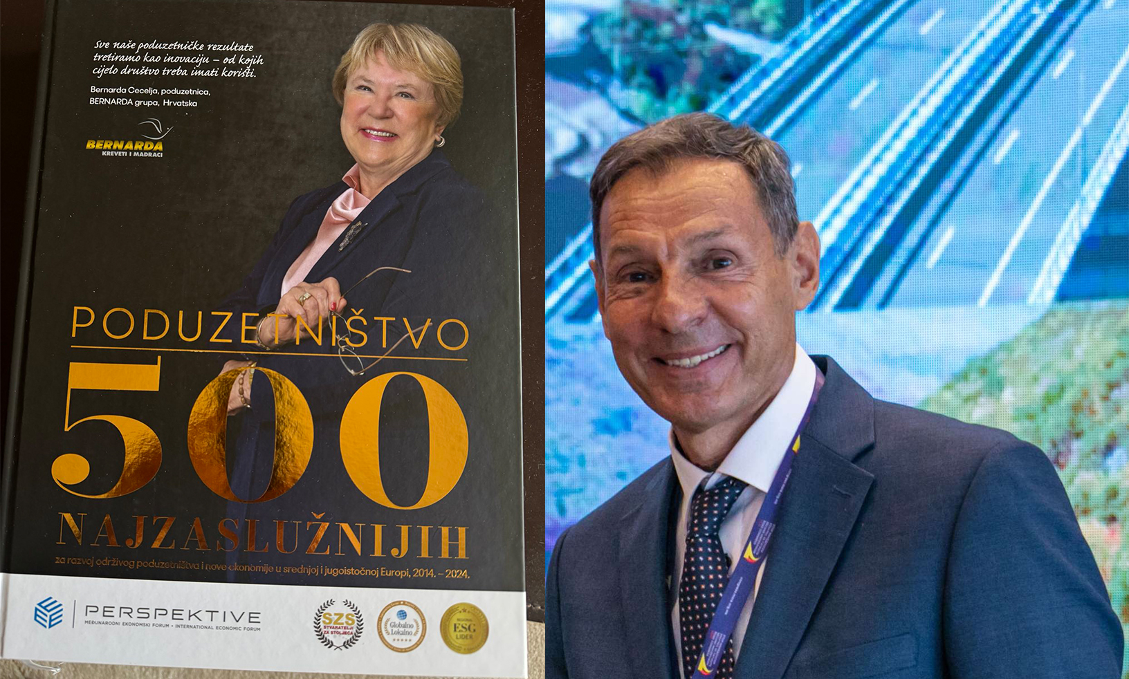 Г-дин Стојанче Стојанов, претседател на Одборот на директори на БИМ АД Свети Николе, е претставен во Монографијата „500 најзаслужни за развој на одржливо претприемништво и нови економии за Средна и Југоисточна Европа 2014–2024“